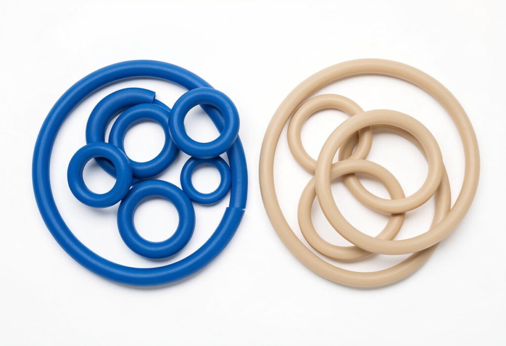 fluorosilicone vs silicone rubber gaskets and o rings comparison